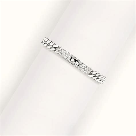 hermes kelly bracelet white gold|hermes kelly gourmette bracelet.